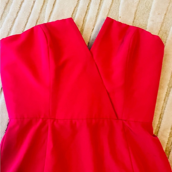 Naven Strapless Red Dress - Picture 3 of 5